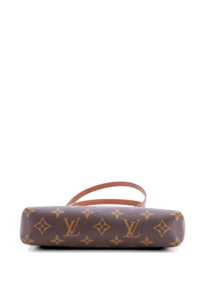 Louis Vuitton Pre-Owned Pallas Monogram Canvas with Leather clutch bag - Brown