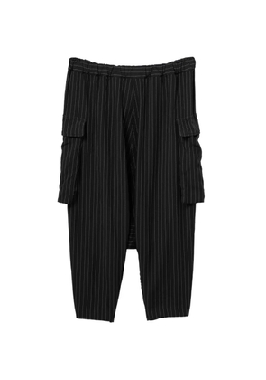 Comme Des Garçons Comme Des Garçons pinstripe pocket trousers - Black