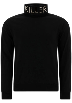KAPITAL motif-embroidered T-shirt - Black