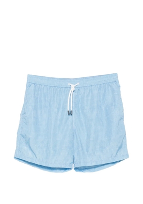 Barba drawstring-waist swim shorts - Blue