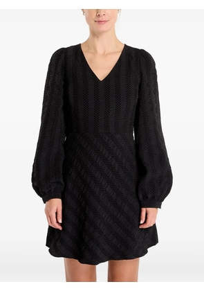 SAMSOE SAMSOE puff-sleeve mini dress - Black