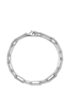 YOJ Oto slim-rope chain bracelet - Silver