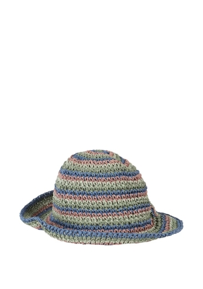 Missoni striped-pattern sun hat - Blue