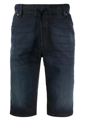 Diesel treated denim shorts - Blue