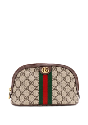 Gucci Pre-Owned Ophidia Cosmetic Case GG Coated Canvas Large pouch - Brown