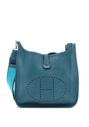 Hermès Pre-Owned Evelyne Bag Gen III Clemence GM crossbody bag - Blue