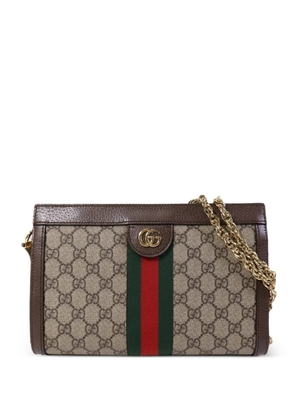 Gucci Pre-Owned Ophidia GG canvas chain shoulder bag - Brown