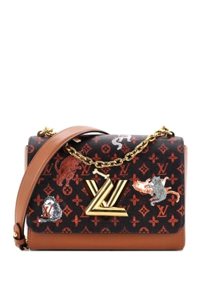 Louis Vuitton Pre-Owned Twist Handbag Limited Edition Grace Coddington Catogram Canvas MM shoulder bag - Brown