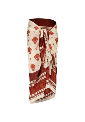 Johanna Ortiz Spirit Of The Rider pareo - Neutrals