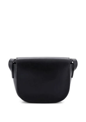 Celine Pre-Owned Cuir Triomphe Folco Bag Leather crossbody bag - Black