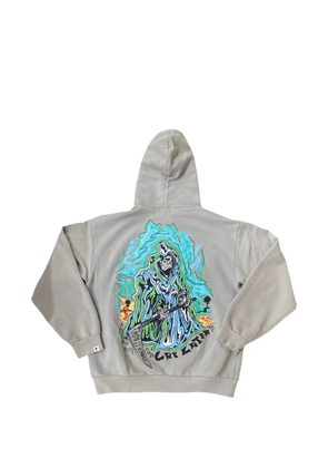 Warren Lotas Cry Later graphic-print hoodie - Grey