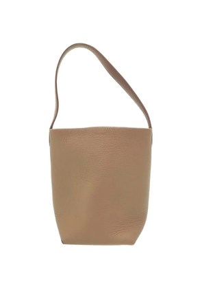 The Row Park grained leather tote bag - Neutrals