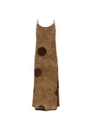 Uma Wang Daya polka-dot maxi dress - Neutrals