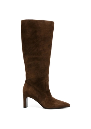 ADRIANNA FERETTI pointed-toe suede boots - Brown