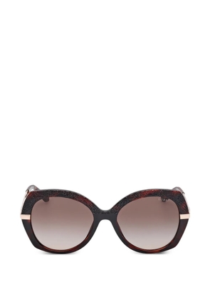 GUESS USA oversized-frame sunglasses - Brown