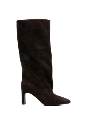ADRIANNA FERETTI pointed-toe suede boots - Brown
