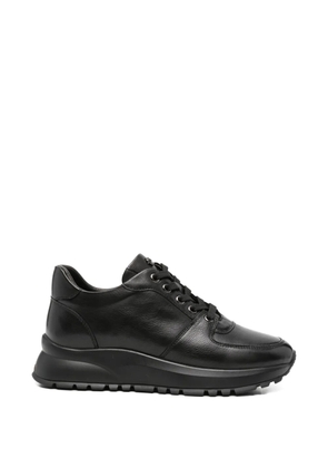 ADRIANNA FERETTI lace-up leather sneakers - Black
