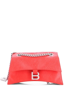 Balenciaga Pre-Owned Crush Chain Flap Bag Leather Small crossbody bag - Red