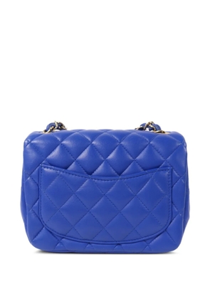 CHANEL Pre-Owned mini Classic 17 CC turn-lock crossbody bag - Blue