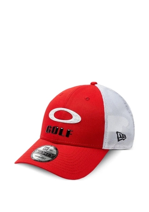 Oakley x New Era logo-patch cap - Red