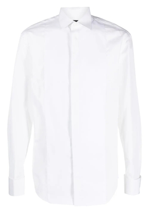 Emporio Armani long-sleeve cotton shirt - White