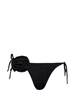 Moschino floral-detail bikini bottoms - Black