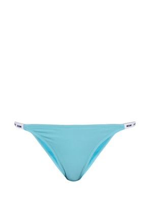Moschino logo-detail bikini bottoms - Blue