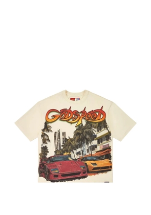 GODSPEED South Beach Drive Miami Superrun T-shirt - Neutrals