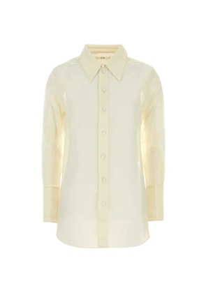 Co long-sleeve button-down shirt - Neutrals
