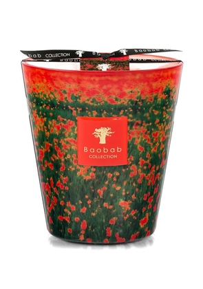 Baobab Collection Arty Flowers Poppies candle - Red