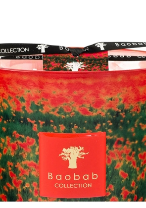 Baobab Collection Arty Flowers Poppies candle - Red