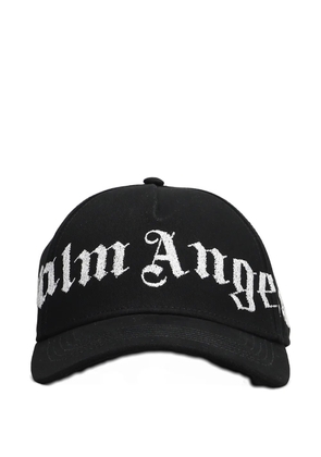 Palm Angels logo-embroidered baseball cap - Black