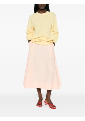 FRAME Sunbeam knitted raglan-sleeve sweater - Yellow