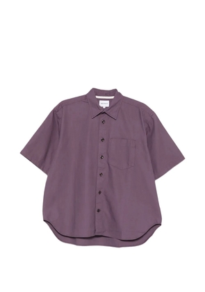 Norse Projects Espevik short-sleeve chest-pocket shirt - Purple