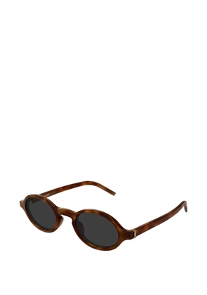 Saint Laurent Eyewear YSL oval-frame sunglasses - Brown