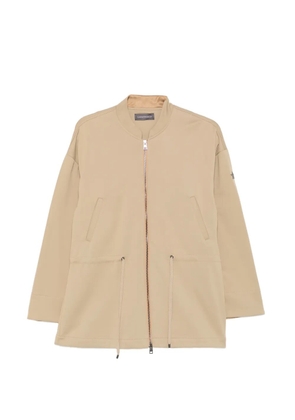 Lorena Antoniazzi drawstring zip-up jacket - Neutrals