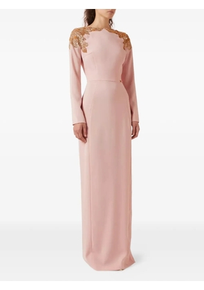 Elisabetta Franchi sequin-embellished maxi dress - Pink