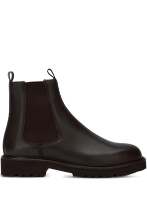 Bally elasticated-panel leather chelsea boots - Brown