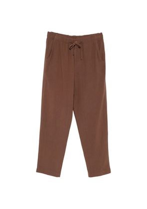 IMPERIAL drawstring-waist trousers - Brown