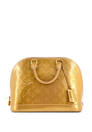 Louis Vuitton Pre-Owned Alma Handbag Monogram Vernis PM satchel - Gold