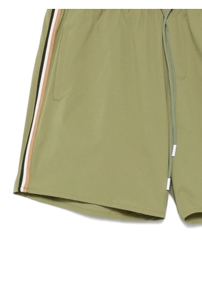 Bosa side-stripe drawstring swim shorts - Green