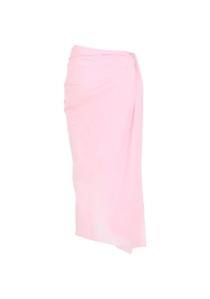 Jacquemus The Paréo draped wrap skirt - Pink