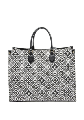 Louis Vuitton Pre-Owned GM OnTheGo 1854-embroidered tote bag - White