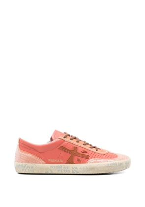 Premiata Davidd sequin-embellished sneakers - Orange