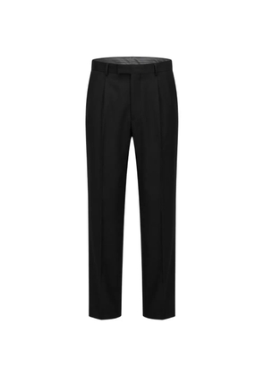 Jil Sander pleated pressed-crease trousers - Black