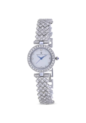 CHRISTIAN VAN SANT Romana 25mm watch - White