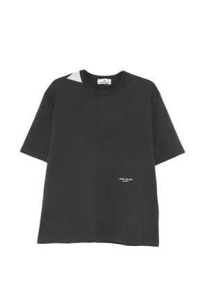 Stone Island logo-print T-shirt - Grey
