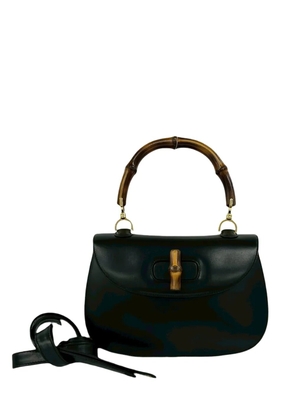 Gucci Pre-Owned 20th Century Calfskin Bamboo Night satchel - Black