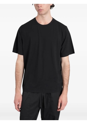 ALPHA STUDIO crew-neck short-sleeve T-shirt - Black
