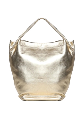 BIASIA metallic-effect tote bag - Gold